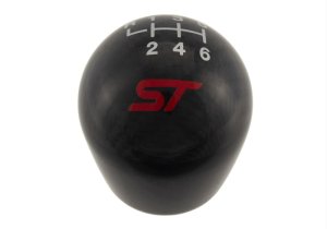 Ford Focus Shift Knob - Ford Racing - Carbon Fiber - Black - `13-`17